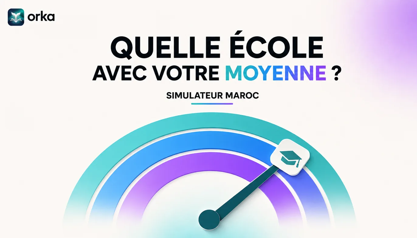 Illustration de couverture pour l'article « Avec Quelle Moyenne Quelle École au Maroc ? (Simulateur) »