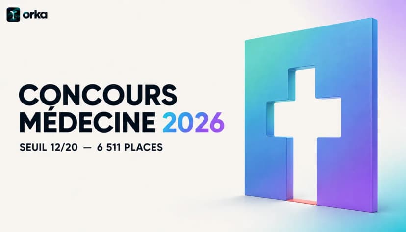 Concours Médecine 2026 : Seuil 12/20, 6 511 Places