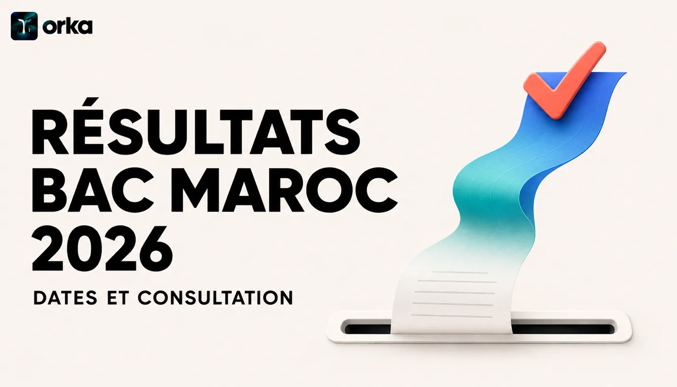 Illustration abstraite pour l'article « Résultats Bac Maroc 2026 : Dates et Consultation » — a minimal calendar and timeline element.