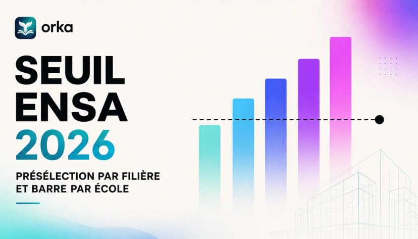 Illustration de couverture pour l'article « Seuil ENSA 2026 : Présélection par Filière et Barre par École »