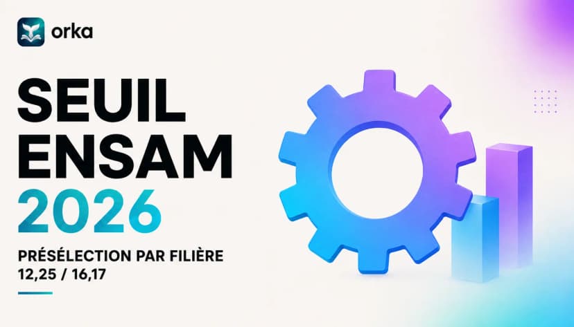 Illustration de couverture pour l'article « Seuil ENSAM 2026 : Présélection par Filière (12,25 / 16,17) »