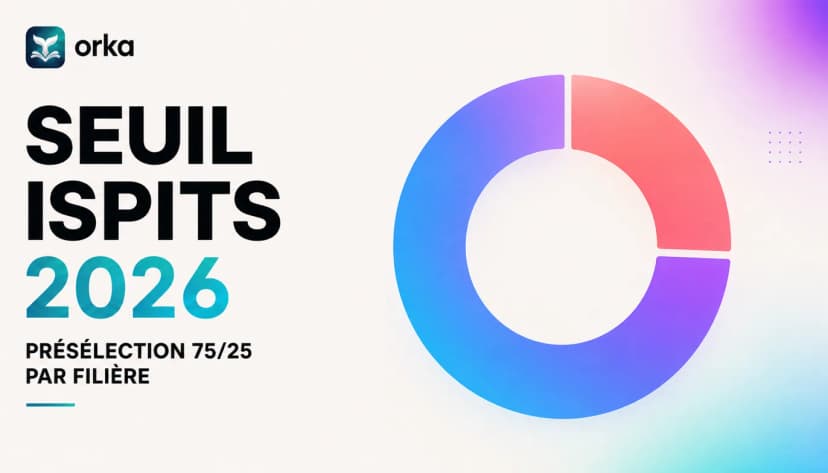 Illustration de couverture pour l'article « Seuil ISPITS 2026 : Présélection 75/25 par Filière »