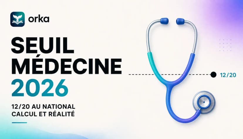 Seuil Médecine Maroc 2026 : 12/20 au National, Calcul et Réalité